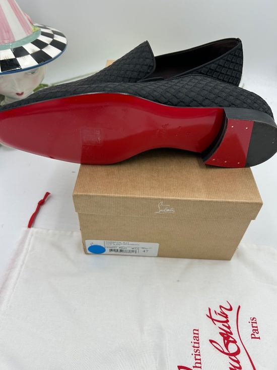Men’s Christian Louboutin Dandelion Jacquard Loafers.Size 47/14 US Made in Italy main image 10